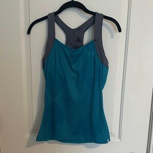 Nike Blue and Gray Tank Top